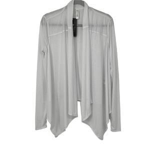 UNDER ARMOUR White Loose Fit Cardigan Large